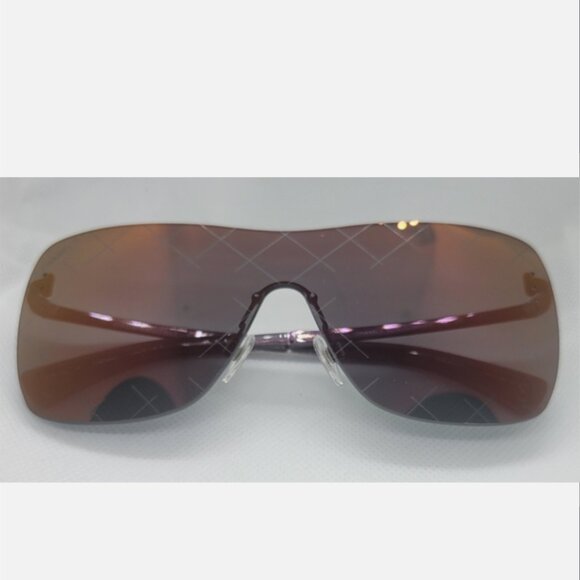 CHANEL CH4215 c.467/C1 QUILTED MIRRORED CROSSHATCH RUNWAY sunglasses EUC - Picture 7 of 16